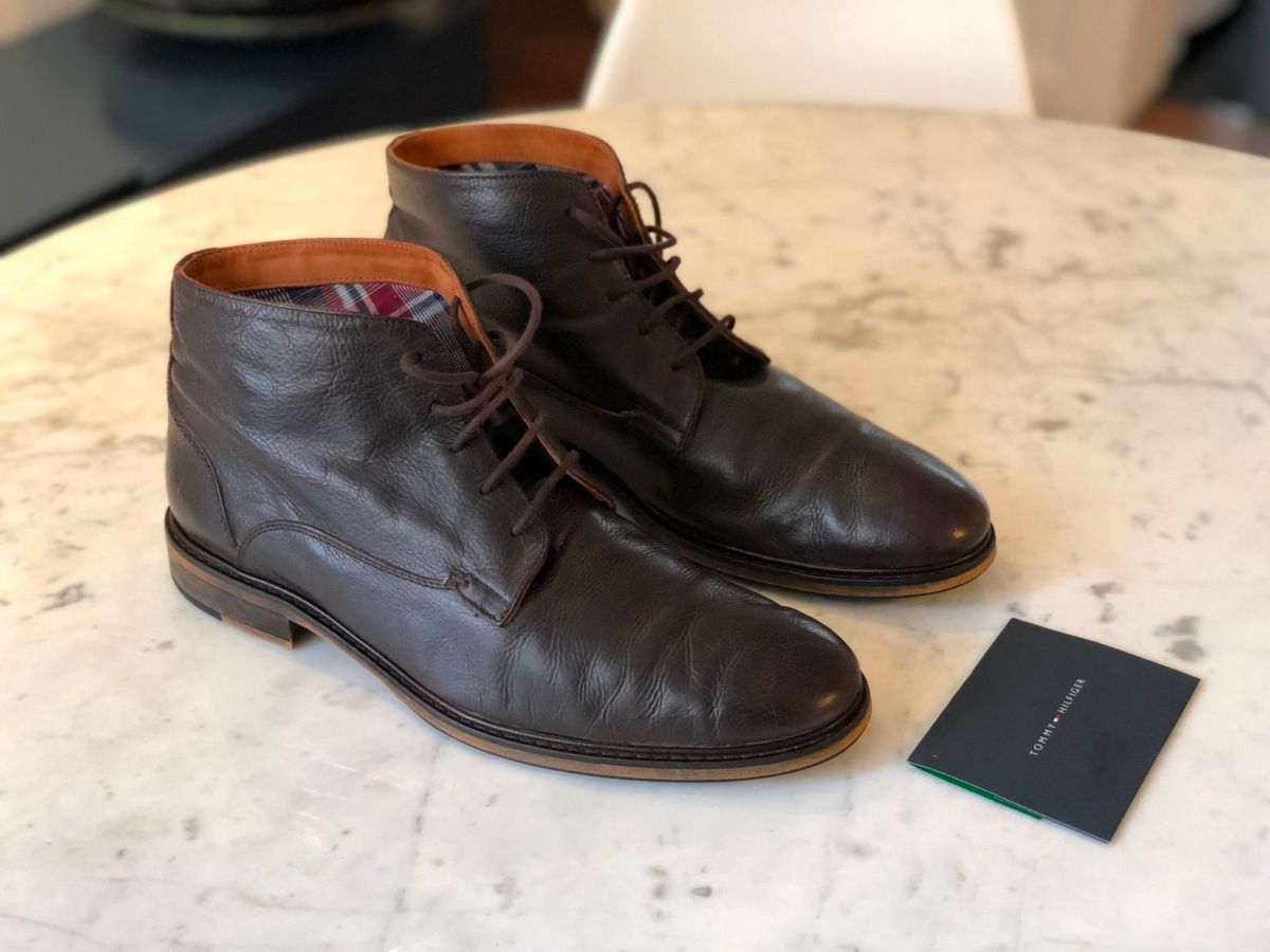 bota masculina tommy hilfiger