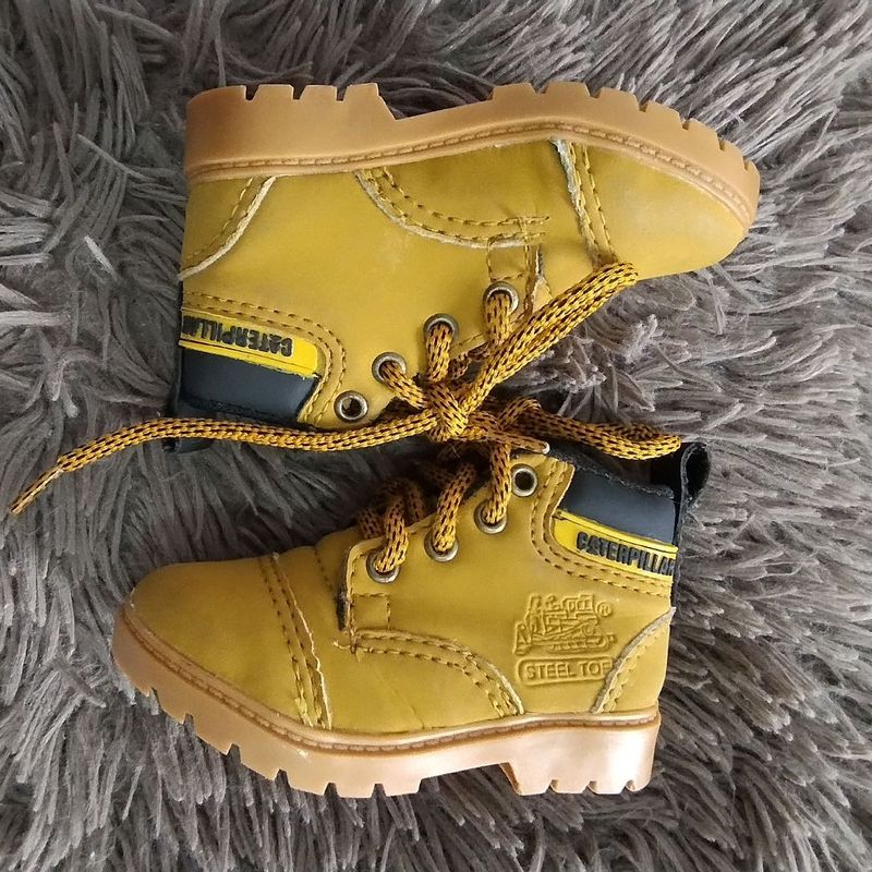 Botinha Cat Bota Caterpillar Infantil Original Caterpillar