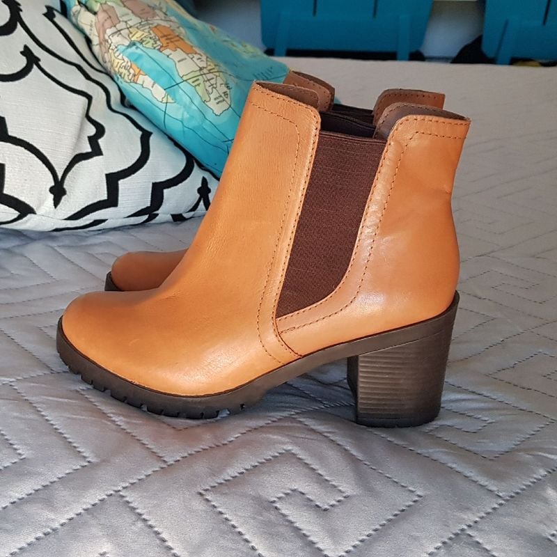 Bota best sale caramelo tratorada