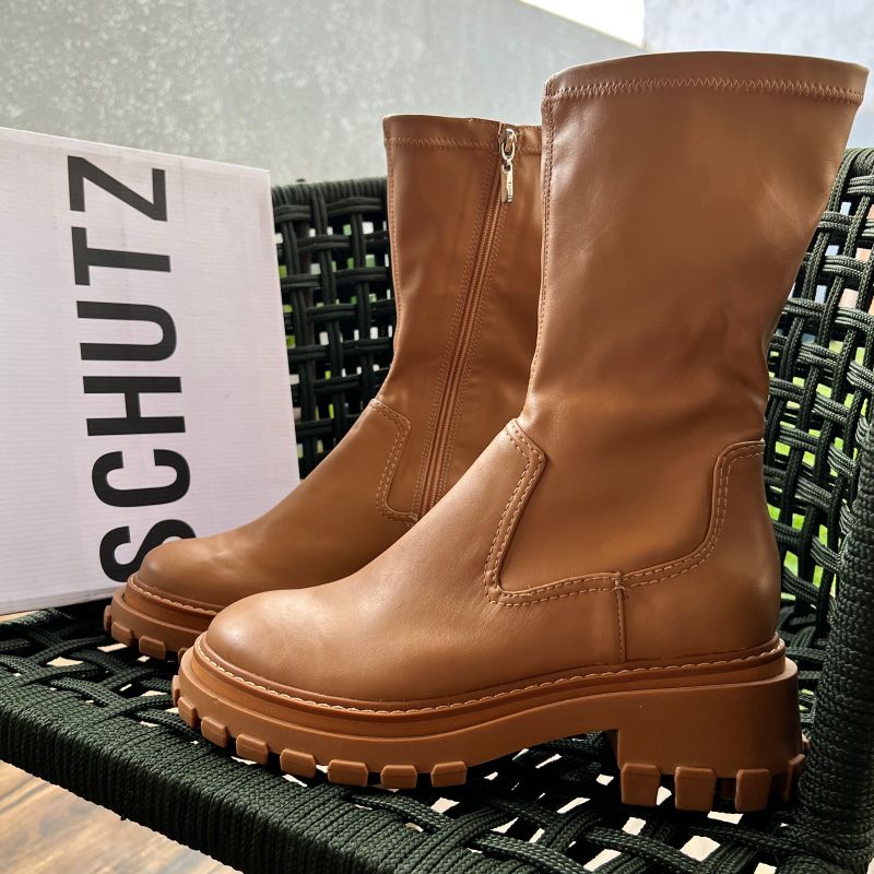 Bota cano medio store schutz