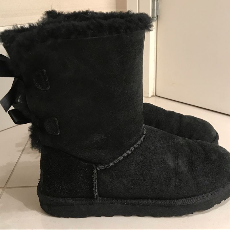 Bota best sale ugg preta