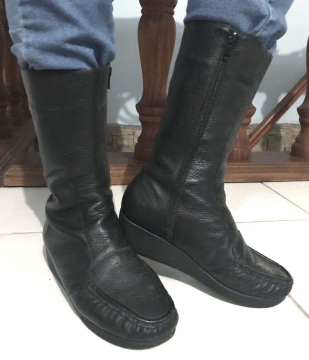 bota usaflex cano alto