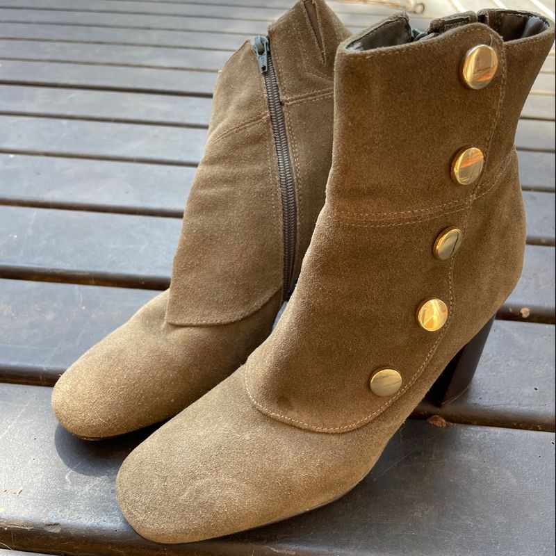 Bota verde militar store arezzo