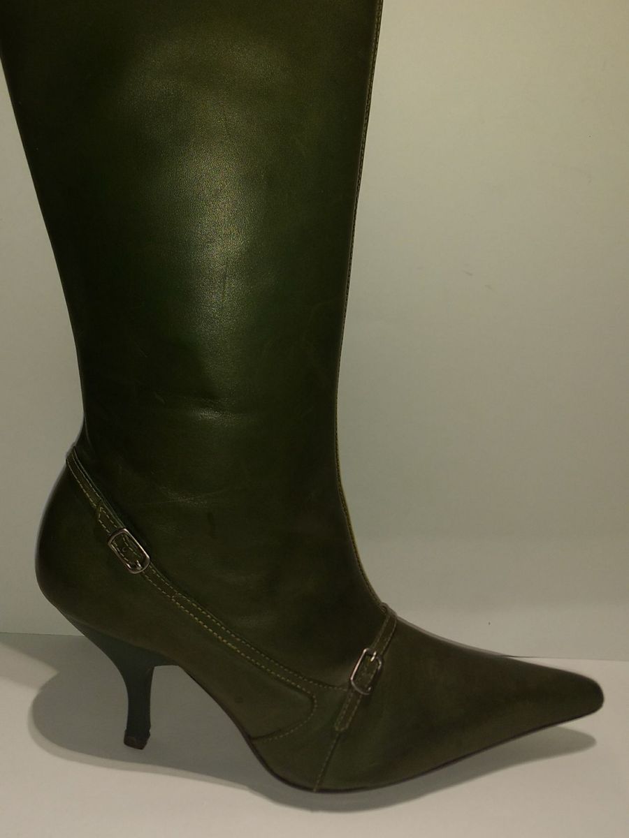 bota feminina verde