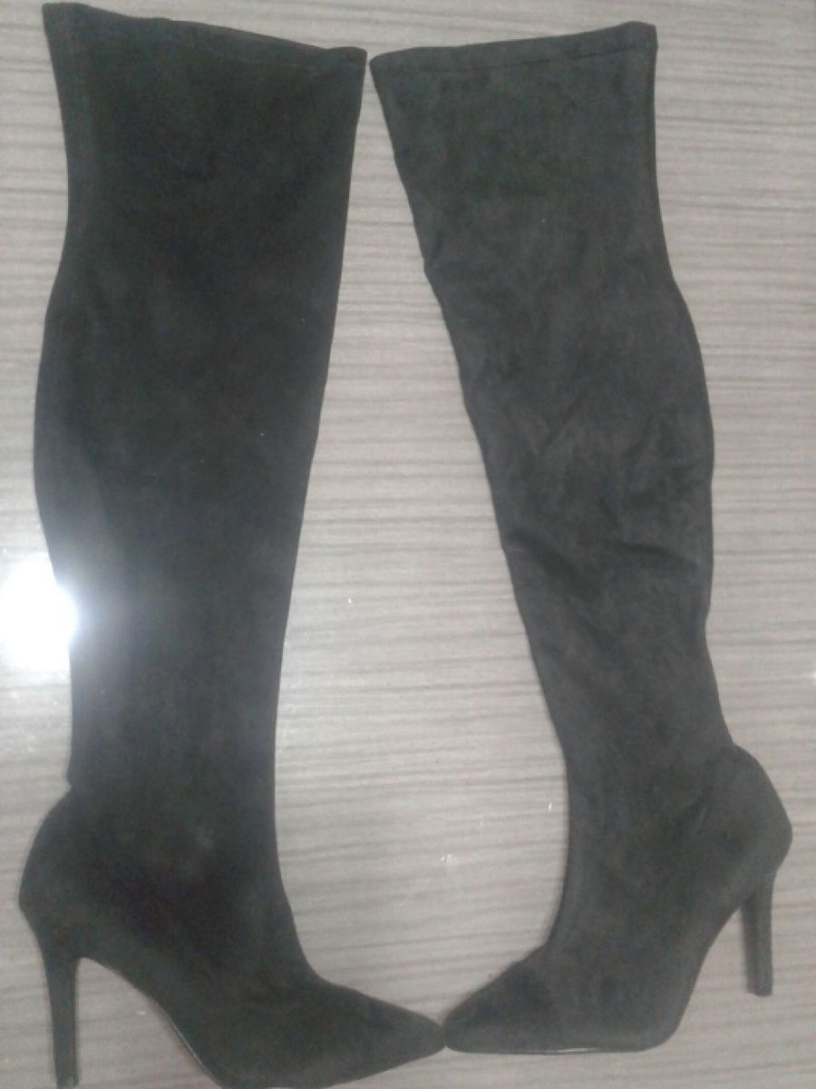 bota vizzano cano longo camurça