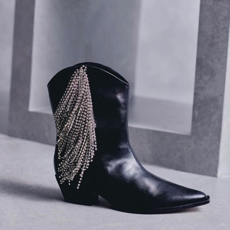 Bota glam western store schutz