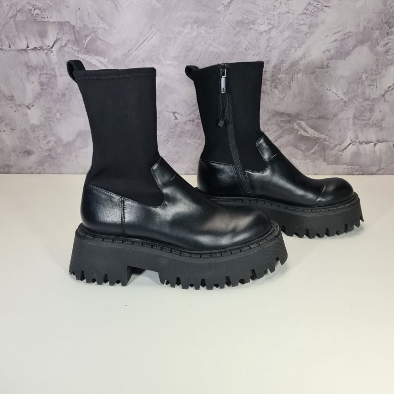 Coturno Zara Track Bota Feminina Zara Usado 87340432 enjoei