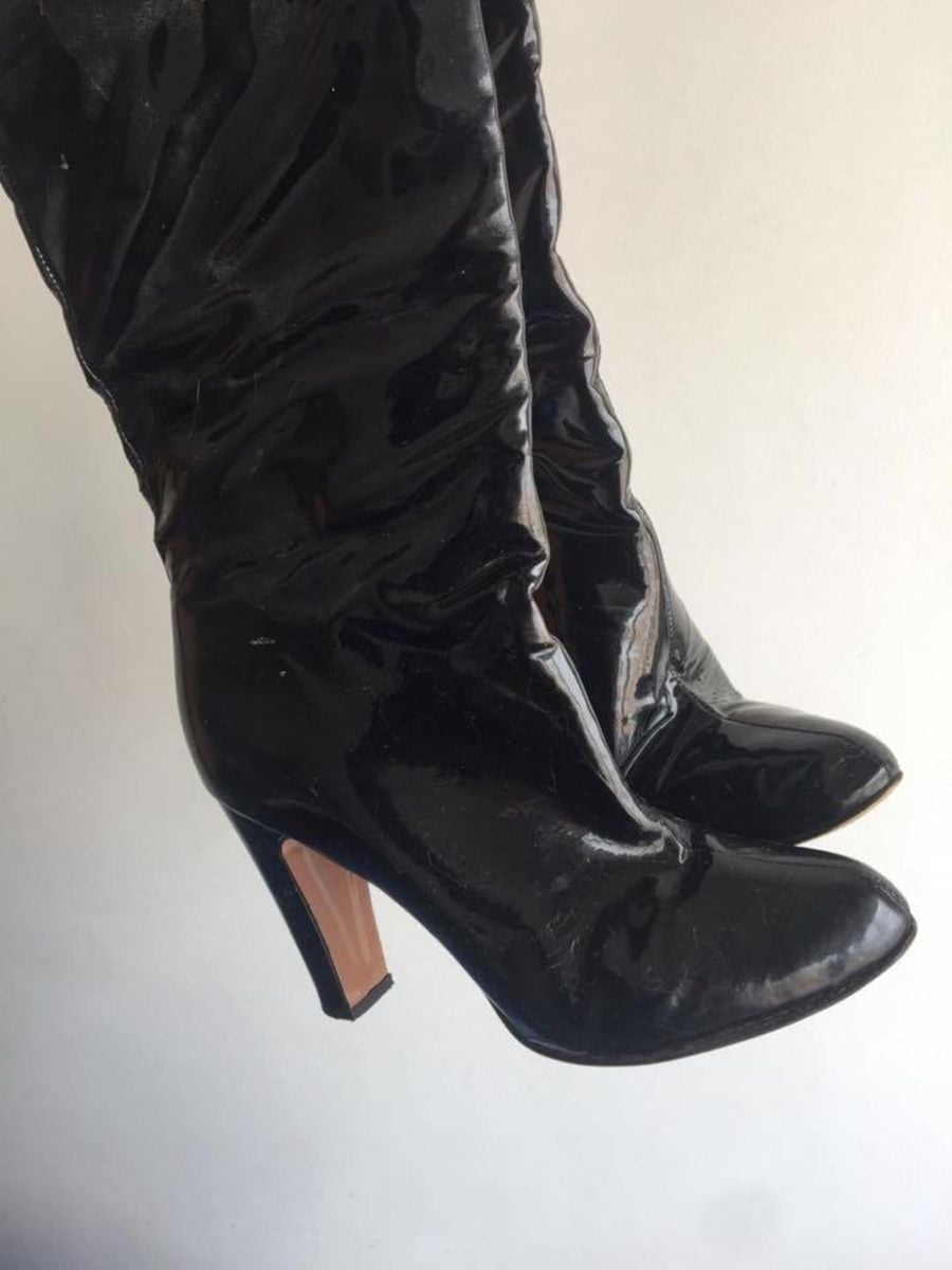 bota vinil cano longo