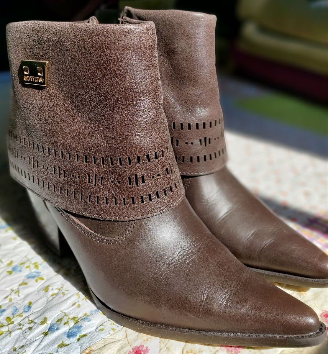 bota da bottero de couro