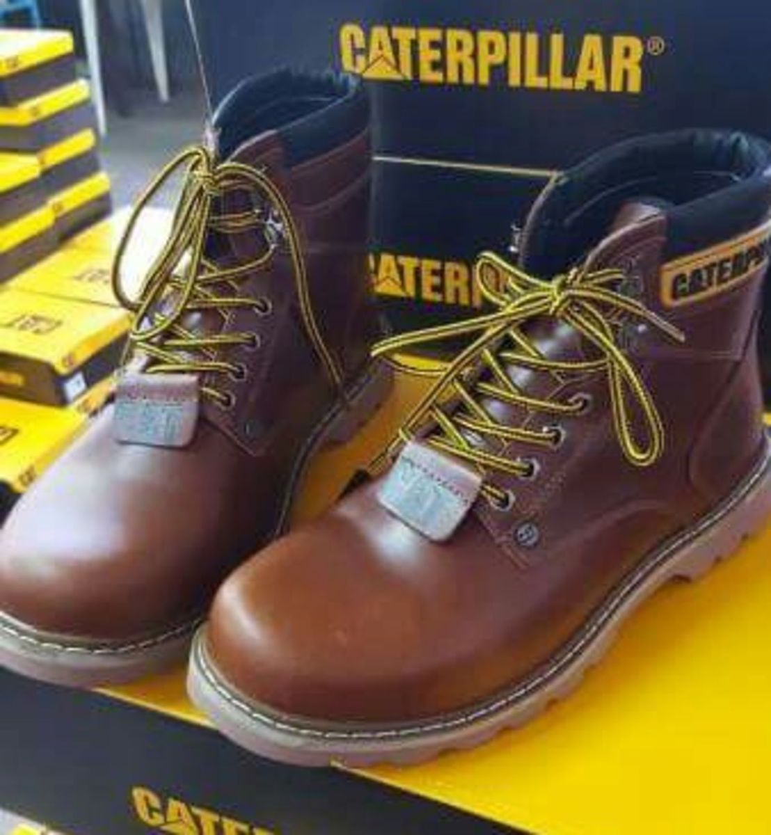 bota caterpillar impermeavel masculina