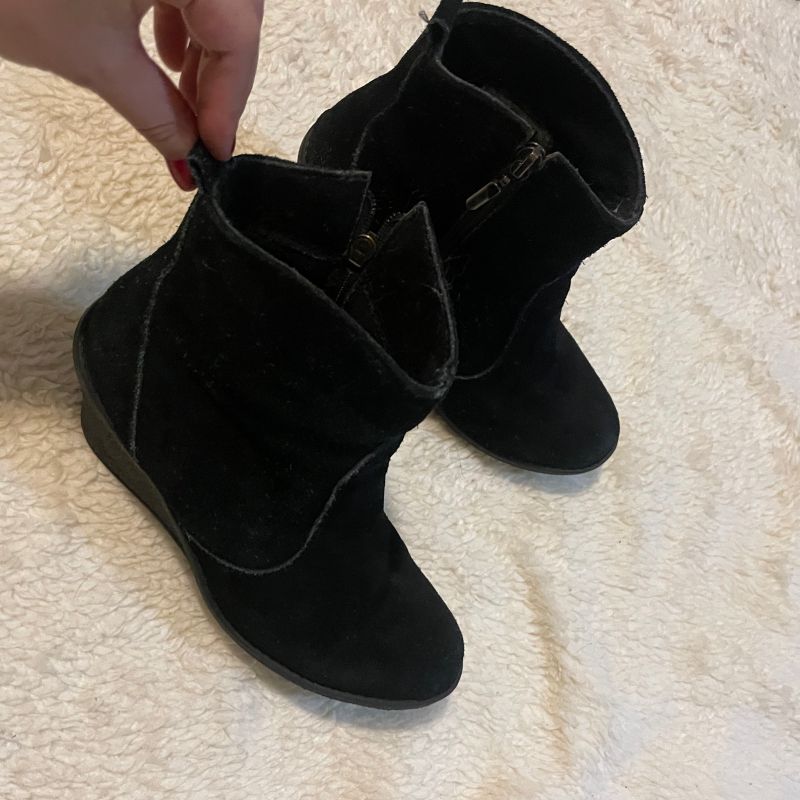 Botas de Couro com Acabamento No Gamursa Bota Feminina