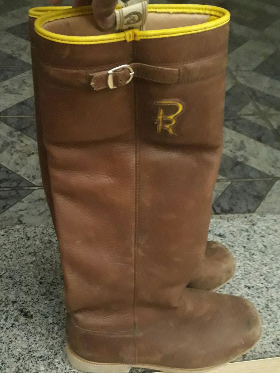 bota de couro gaucho