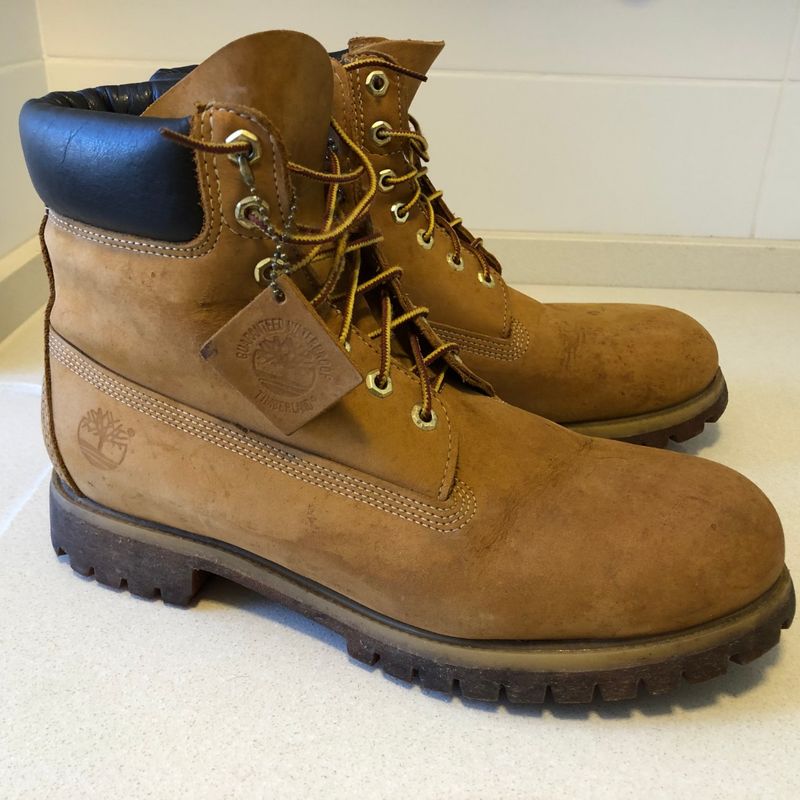 Botas Timberland Couro Waterproof 44 (12 Us) Usadas