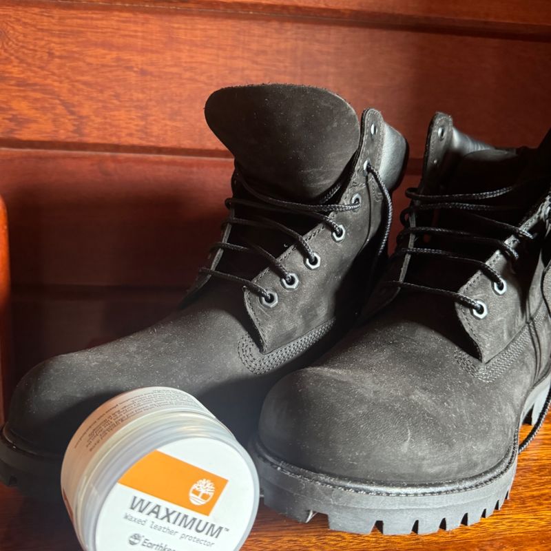 Inch Timberland Bota Preta Botas Timberland Premium 6' Impermeável