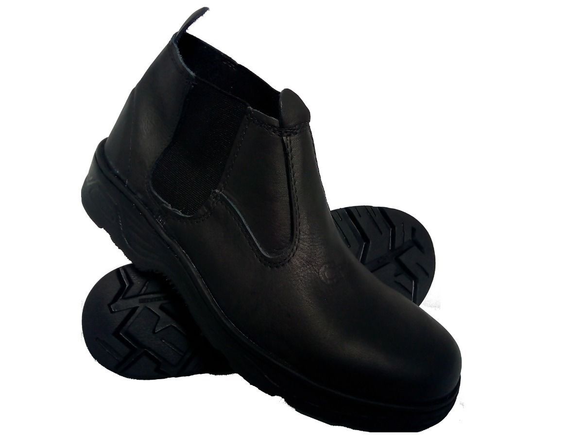 bota masculina preta para trabalho