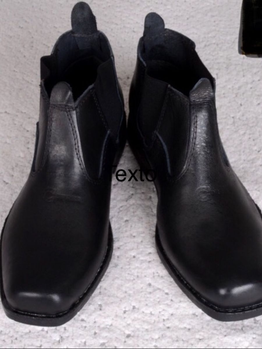 bota preta para trabalho