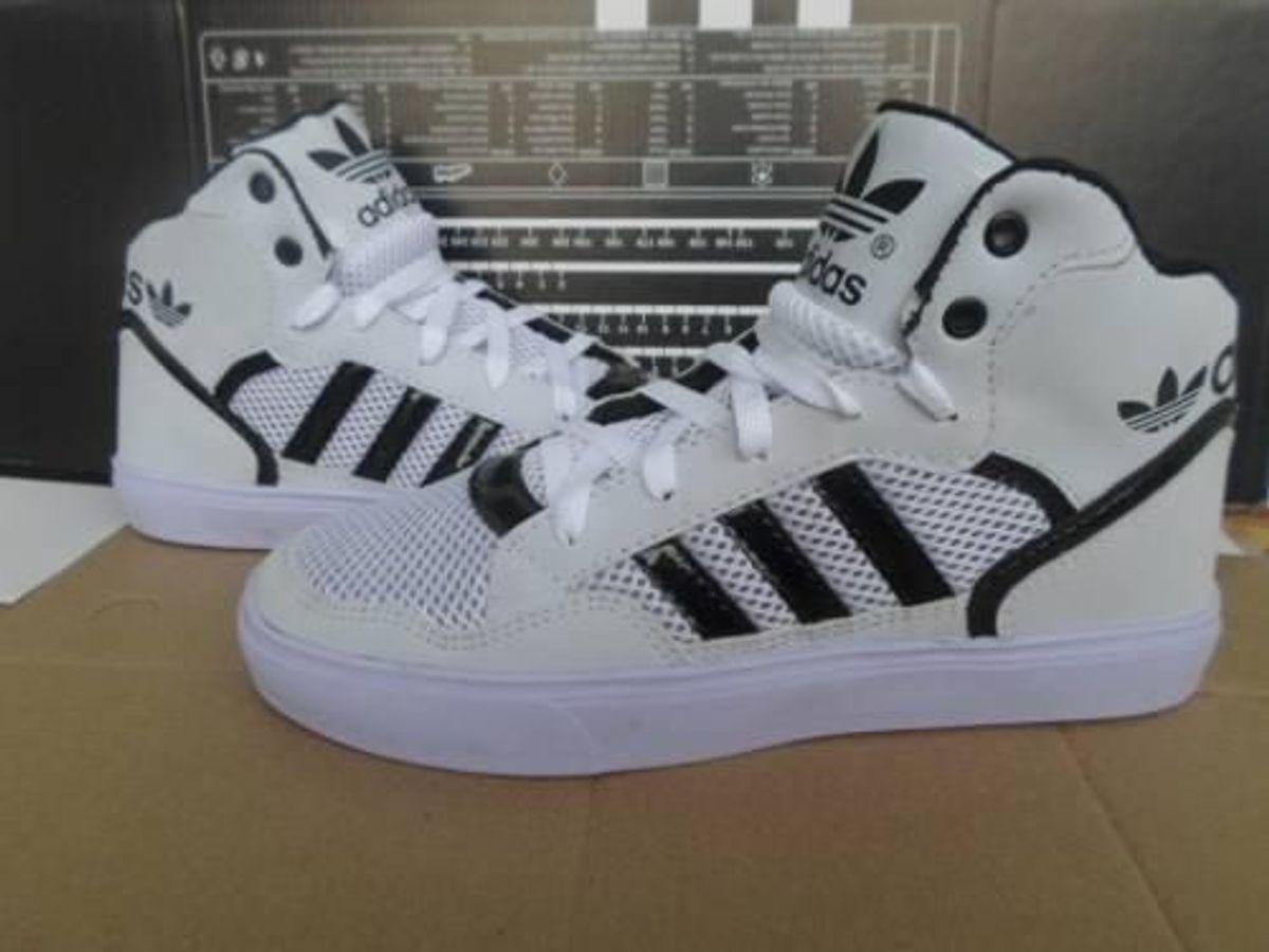 tenis adidas botinha branco