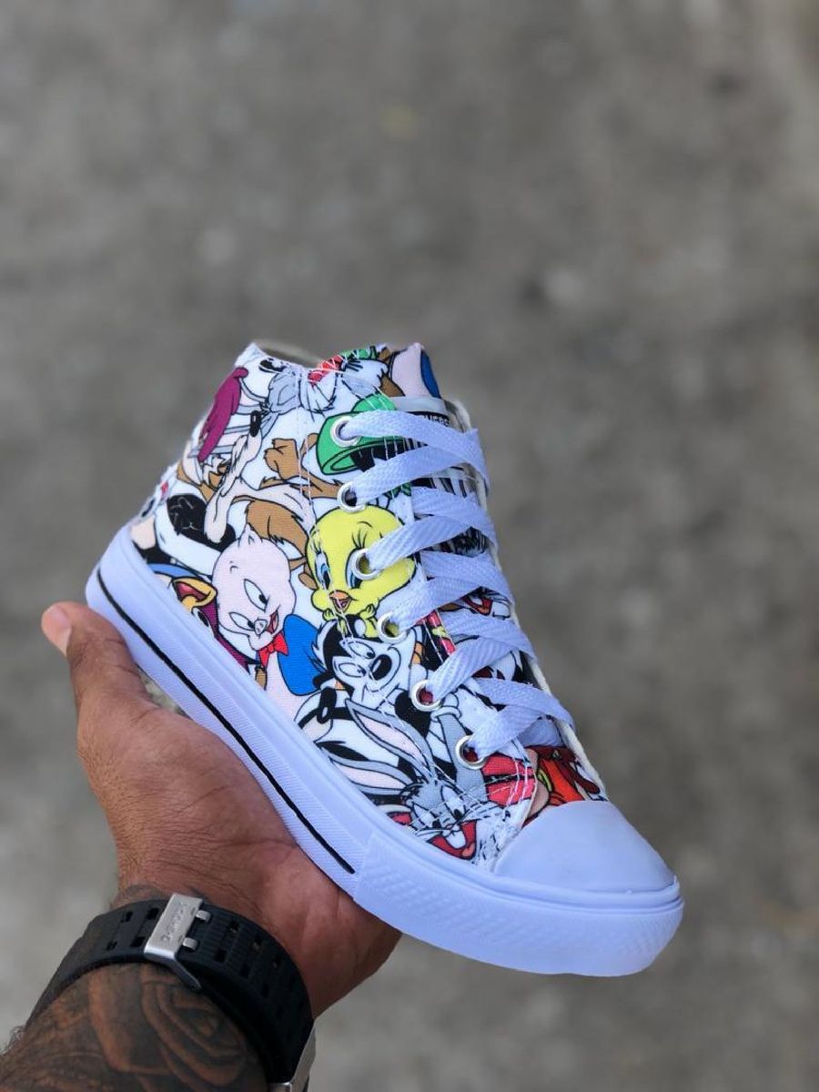 all star branco personalizado