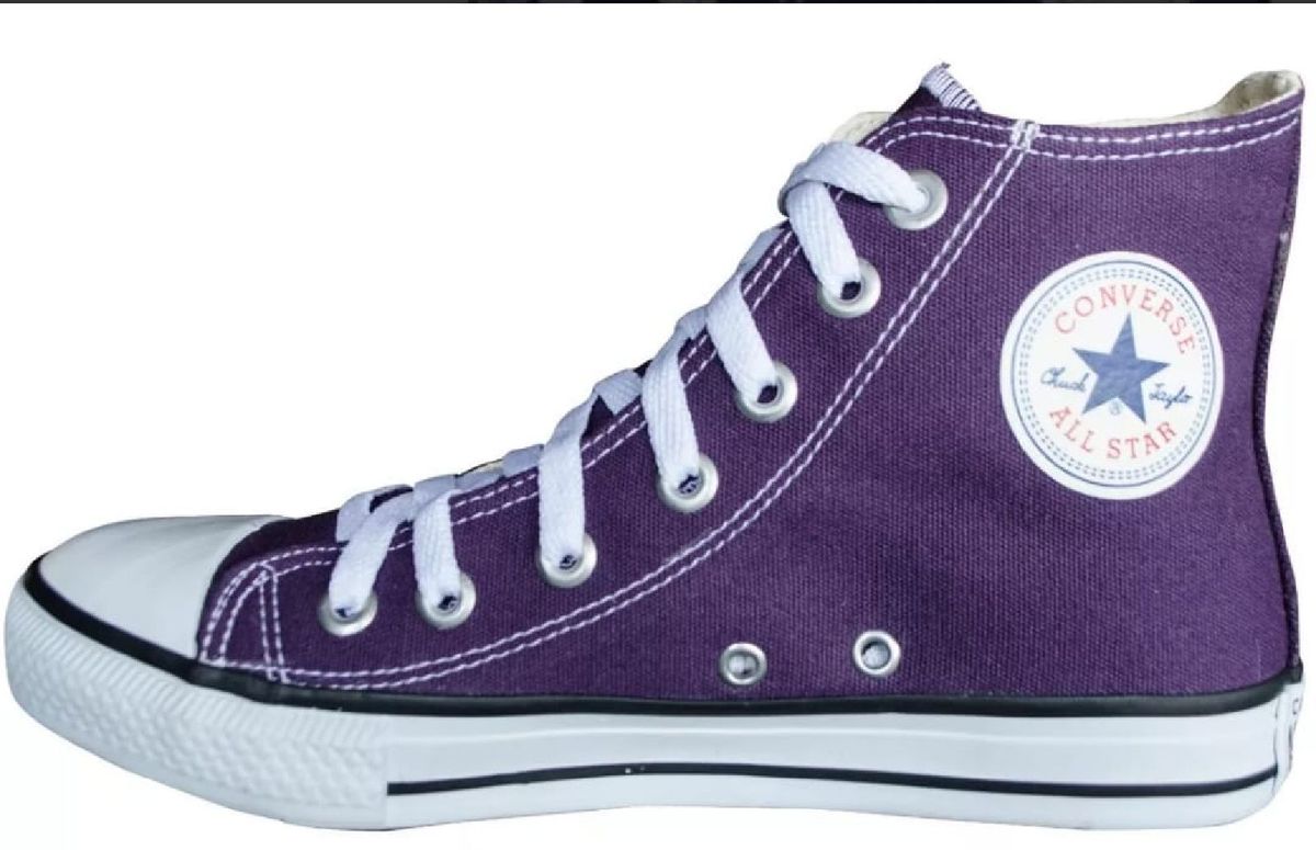 tenis all star lilas