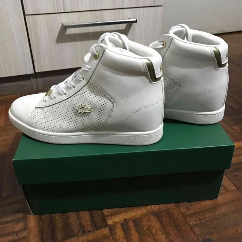 Botinha Cano Alto Lacoste Lacoste Usado 108628020 enjoei