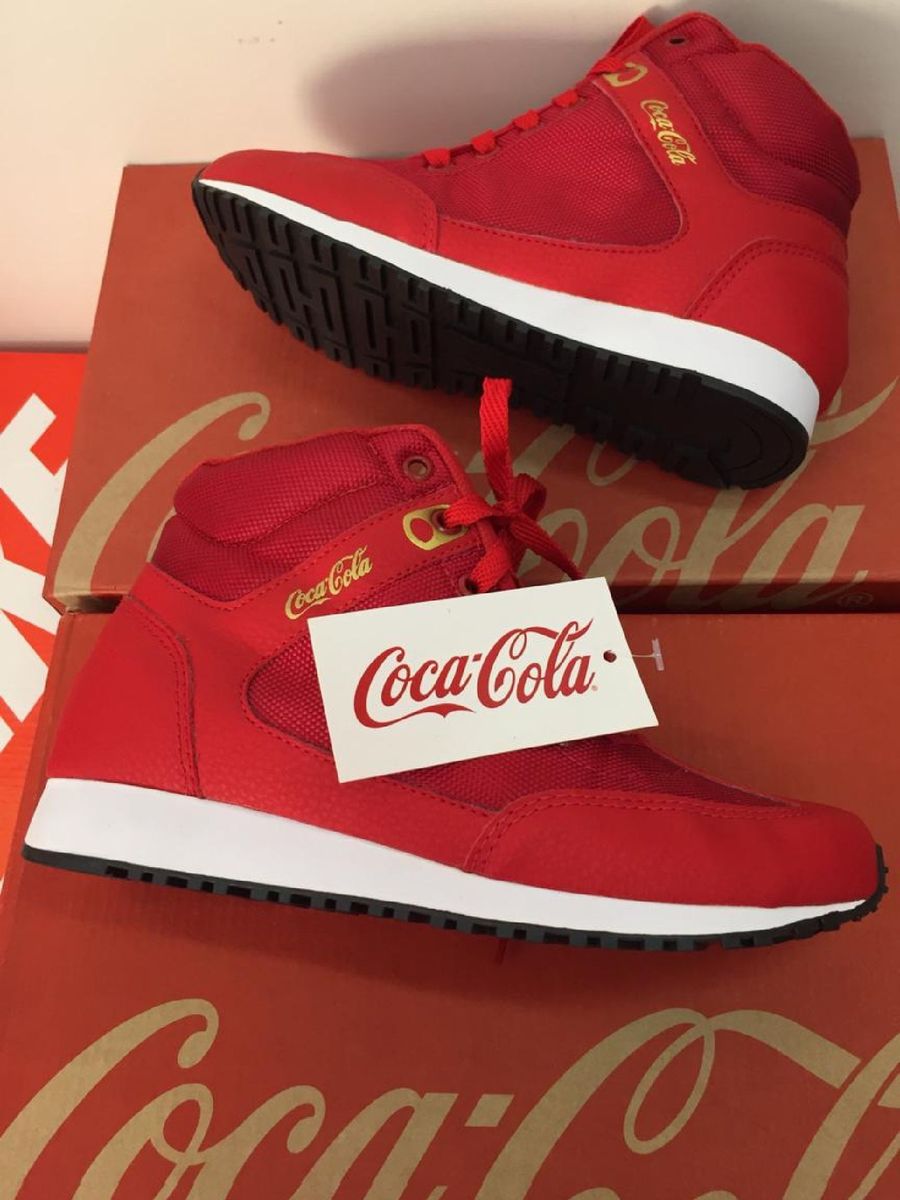 botinha coca cola feminina