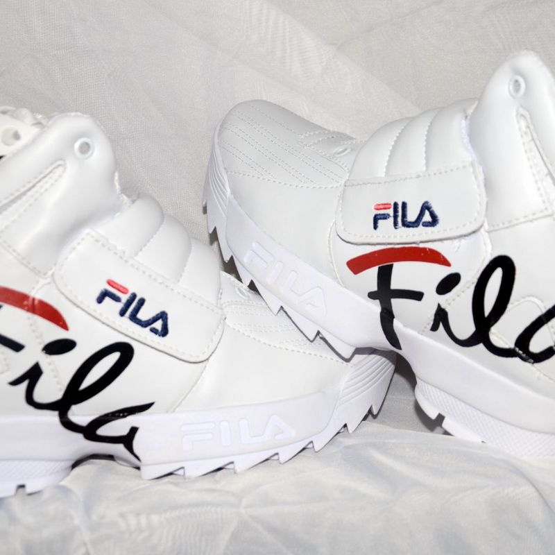 Tenis fila hot sale masculino botinha