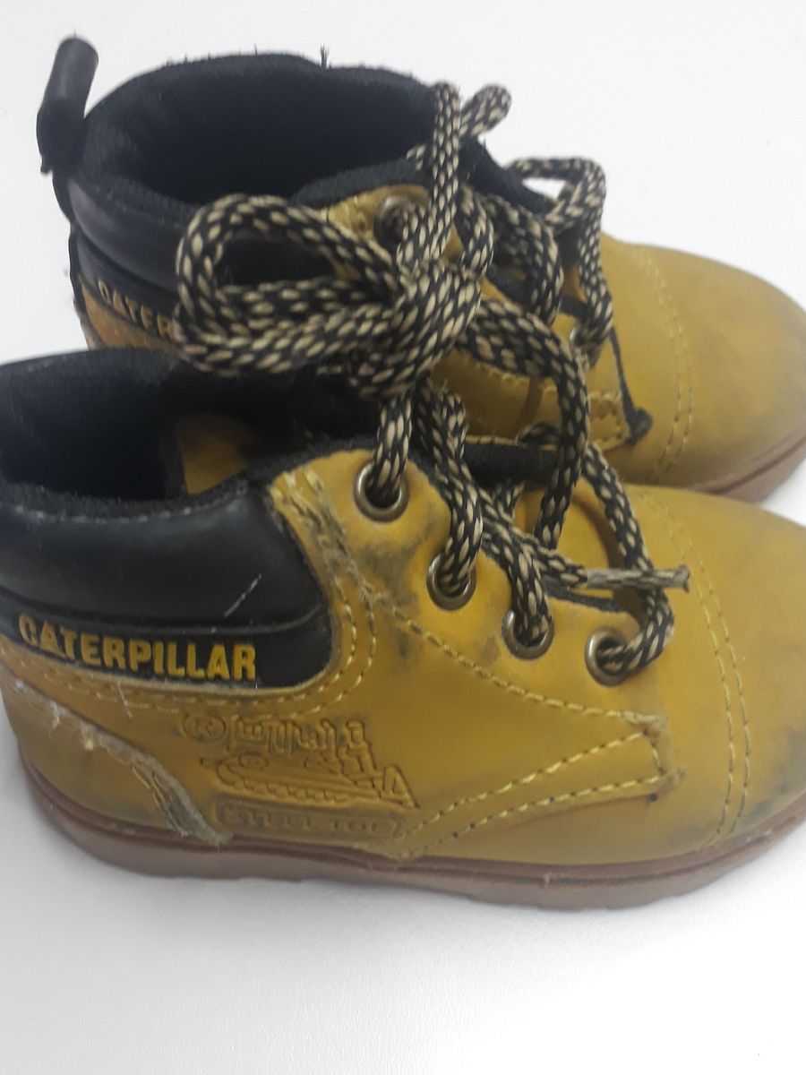 botinha caterpillar infantil
