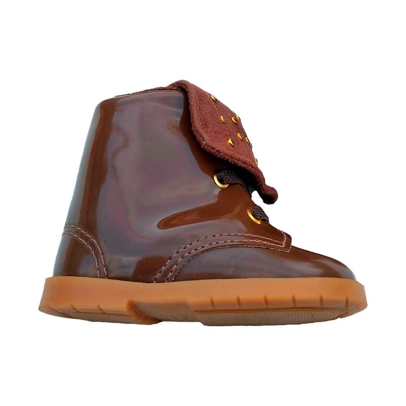 Botinha Infantil Menina Verniz e Camurça Pimpolho Tamanho 18 (08 a 09  Meses) Calçado Infantil para Bebê Pimpolho Nunca Usado 108014484 enjoei