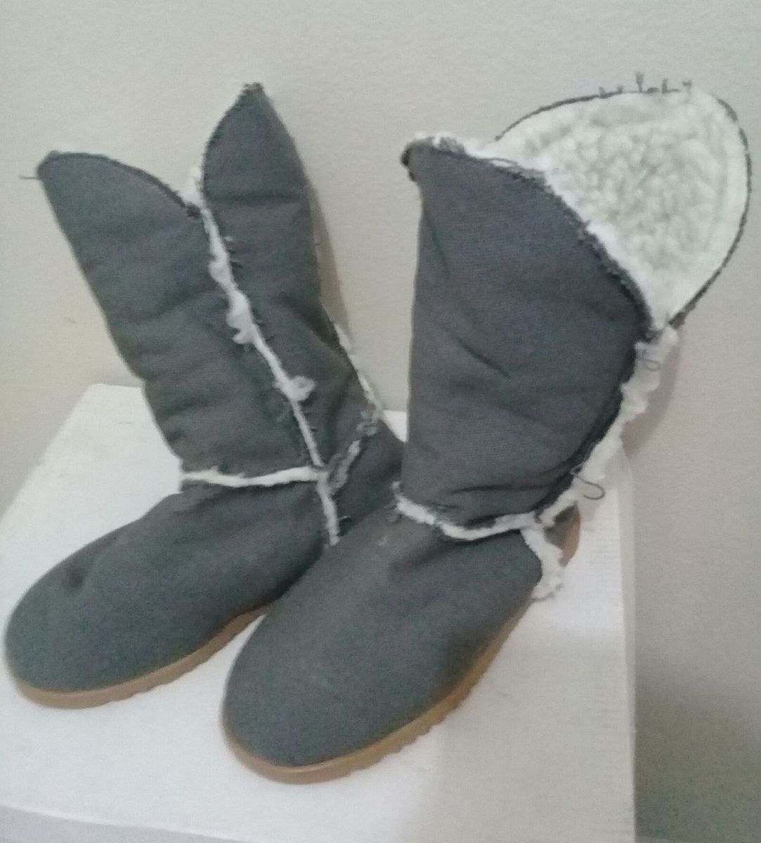 botinha de pelo infantil