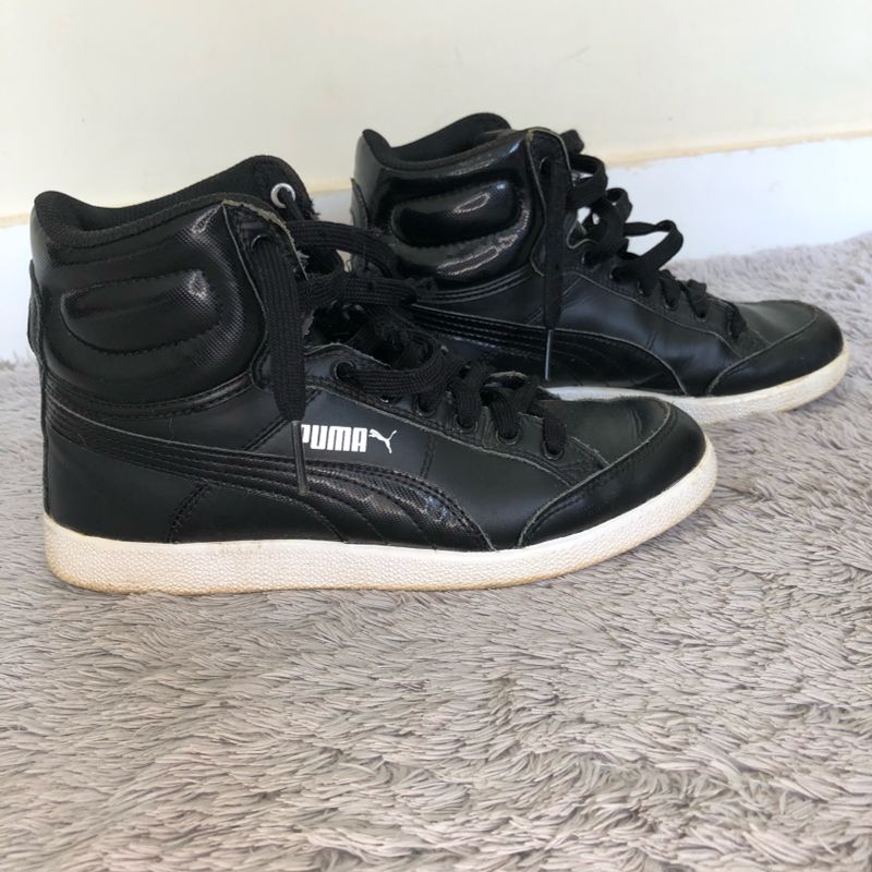 Botinha Pulma Preta T nis Feminino Puma Usado 64829431 enjoei