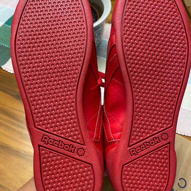 Botinha Reebok Clássica Vermelha Freestyle Hi 35 | Tênis Feminino