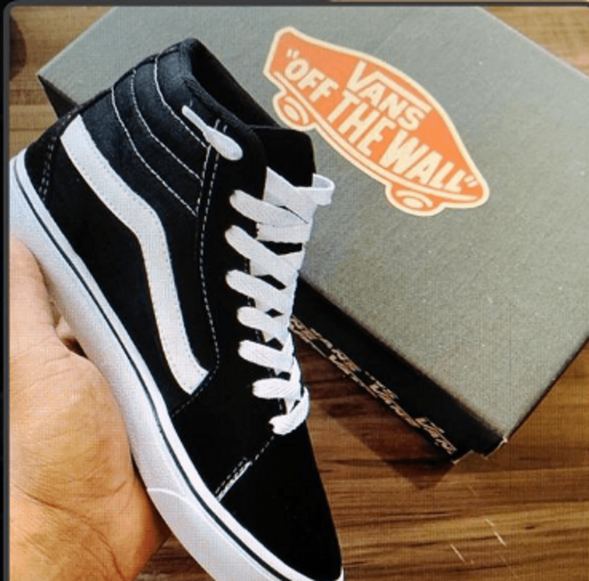 vans preto botinha