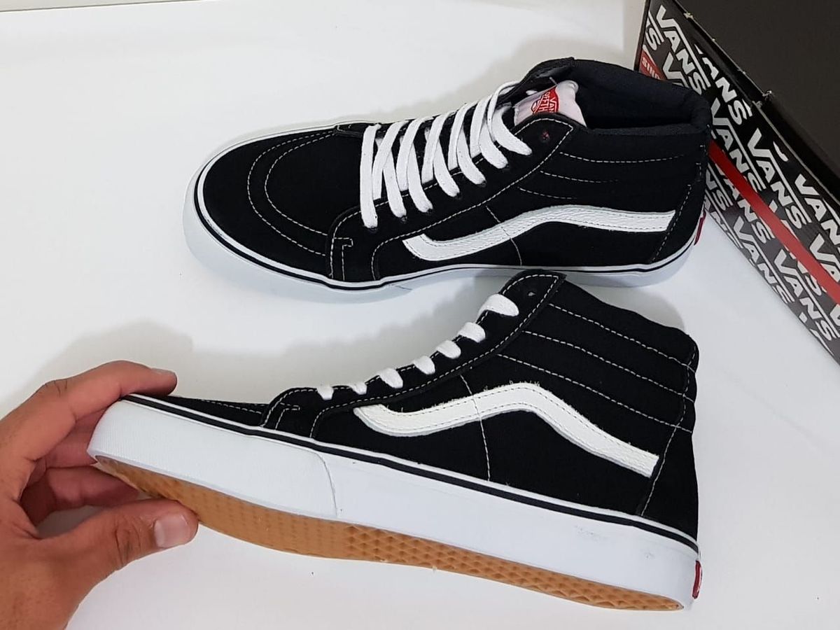vans preto botinha