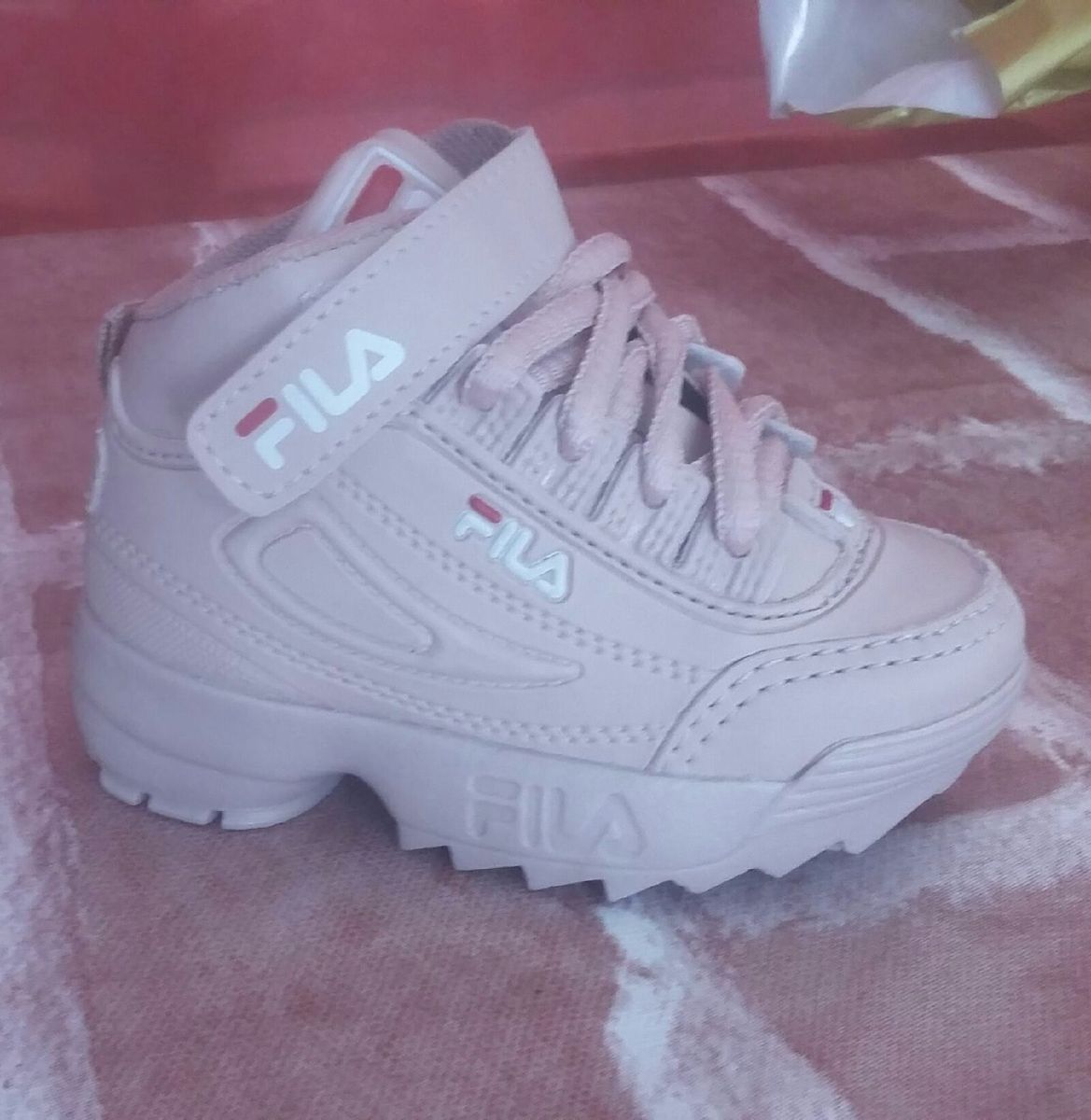 tenis fila botinha infantil