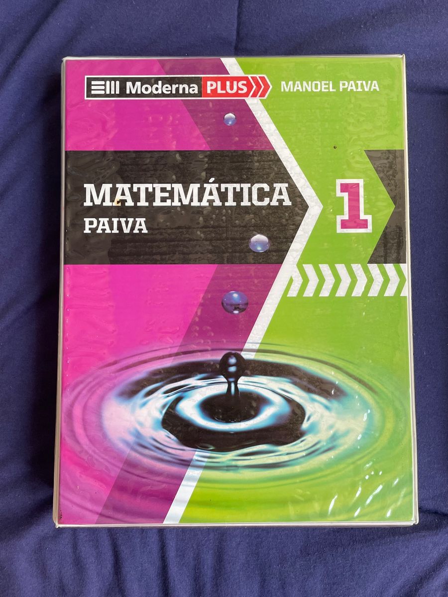 Box 1 De Livros De Matemática Do Autor Manoel Paiva | Livro Moderna ...