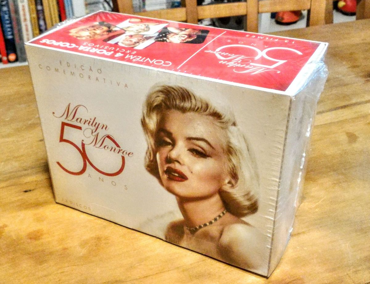 Box 13 Dvds Marilyn Monroe 50 Anos | Filme e Série Marilyn Monroe