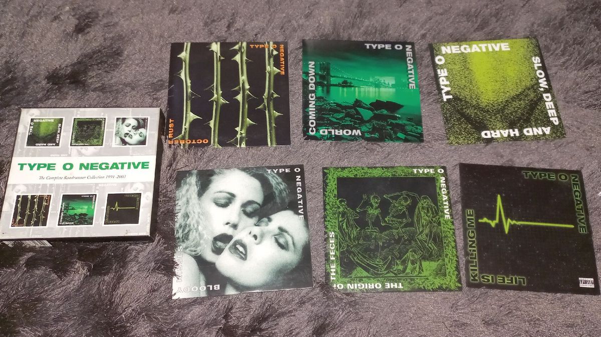 Box 6 Cds Type O Negative - The Complete Roadrunner Collection 