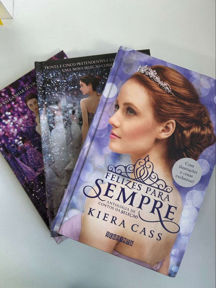 Box a Seleção - 3 Livros Capa Dura: a Coroa + a Herdeira + Felizes para ...