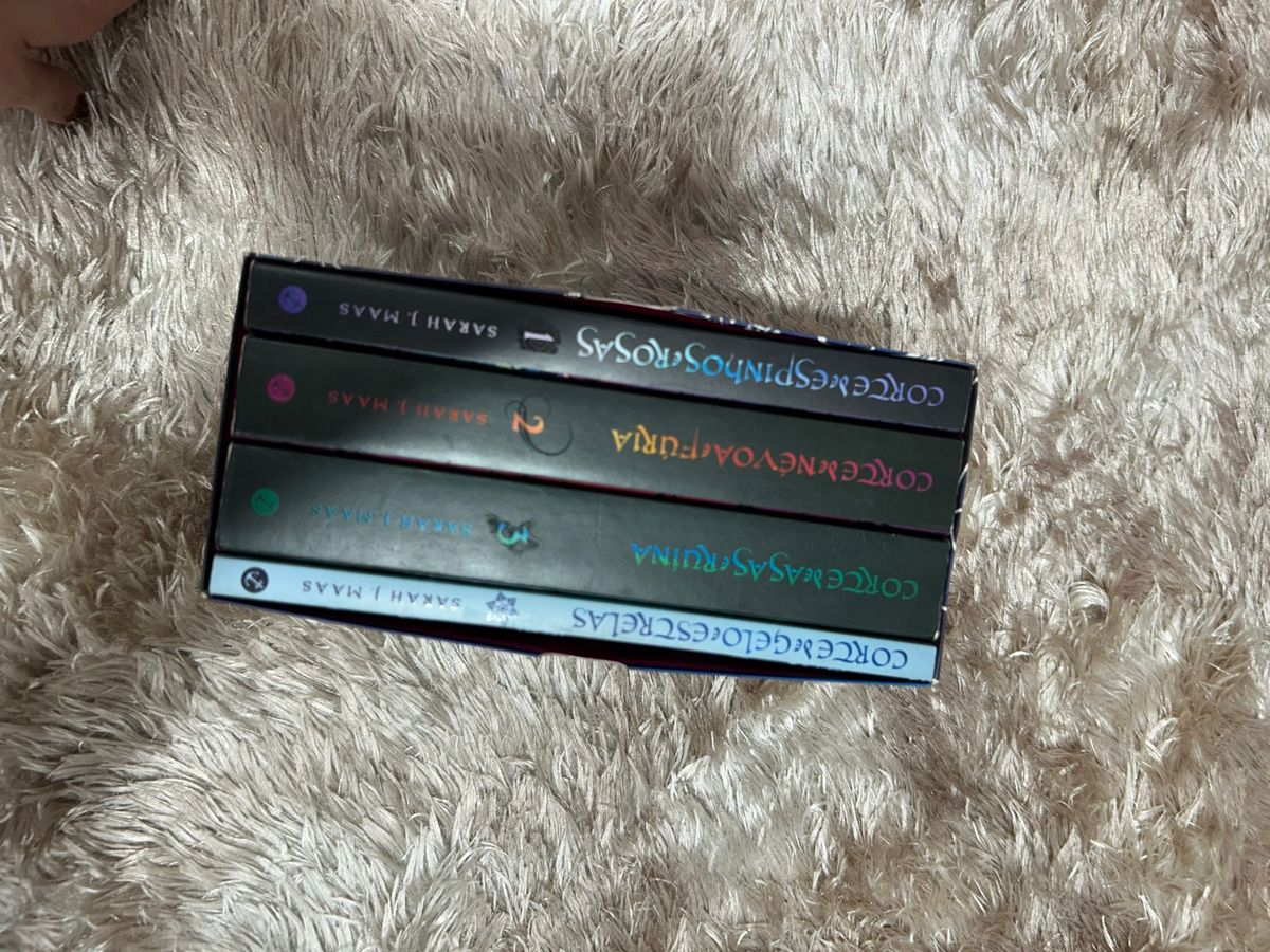 Box Acotar - Corte de Espinhos e Rosas, 4 Livros Perfeito Estado ...