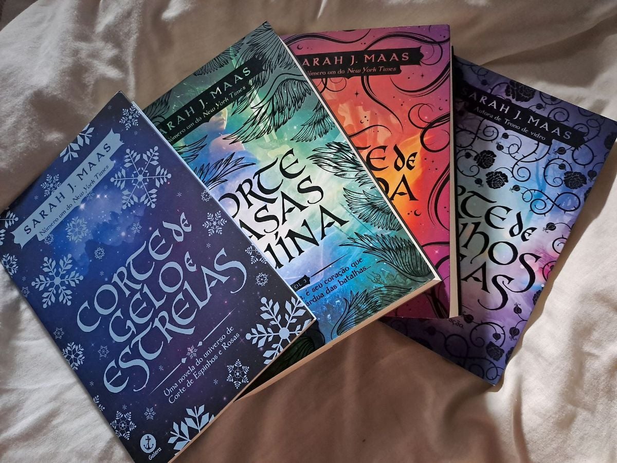 Box Acotar ( Corte de Espinhos e Rosas ) 4 Volumes (acompanha Cards e ...