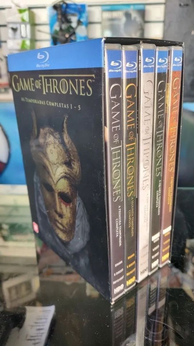 Box Bluray Game Of Thrones 5 Temporadas Filme e Série Hbo Usado