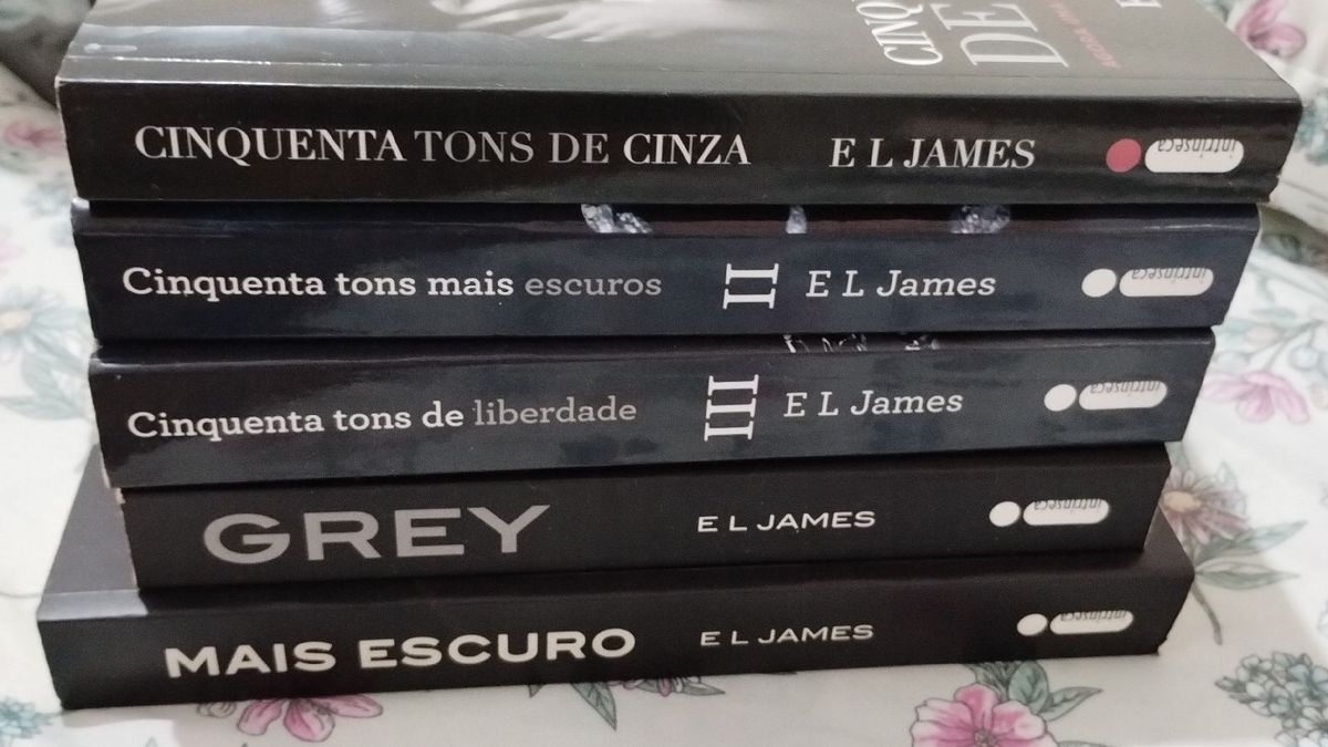 Box Cinquenta Tons de Cinza Livro Intrinseca Usado 82099580 enjoei