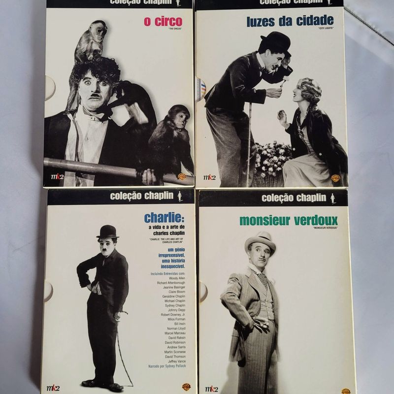 Box Coleção Dvd Chaplin Volume 2 (6 Dvds) | Warner Bros Usado