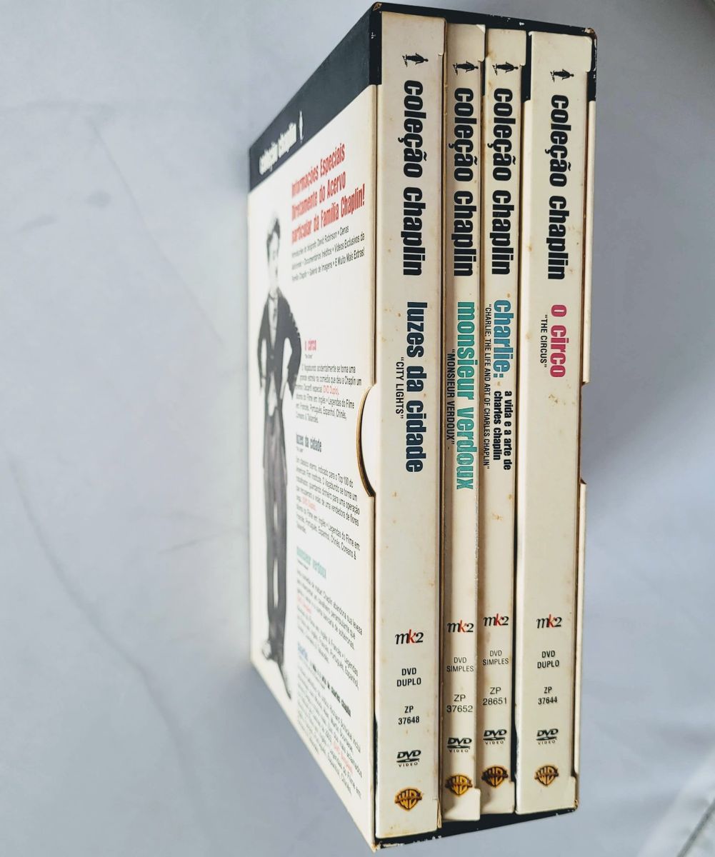 Box Coleção Dvd Chaplin Volume 2 (6 Dvds) | Warner Bros Usado