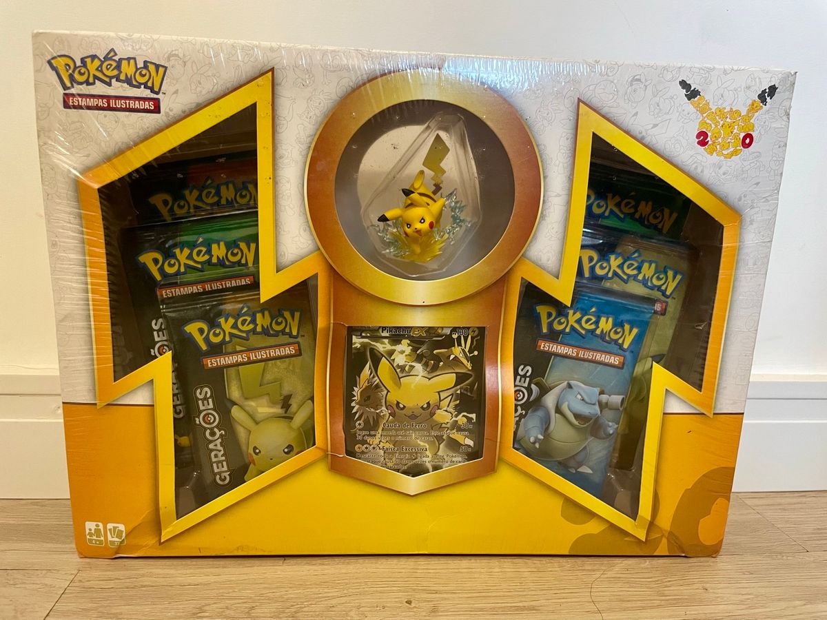 Box Coleção Pixachu Ex Gerações Pokemon | Produto Masculino Copag Nunca ...