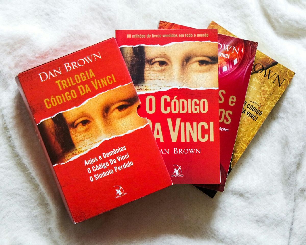 Box Contendo Os 3 Primeiros Livros Da Série O Código Da Vinci Livro Editora Arqueiro Usado 