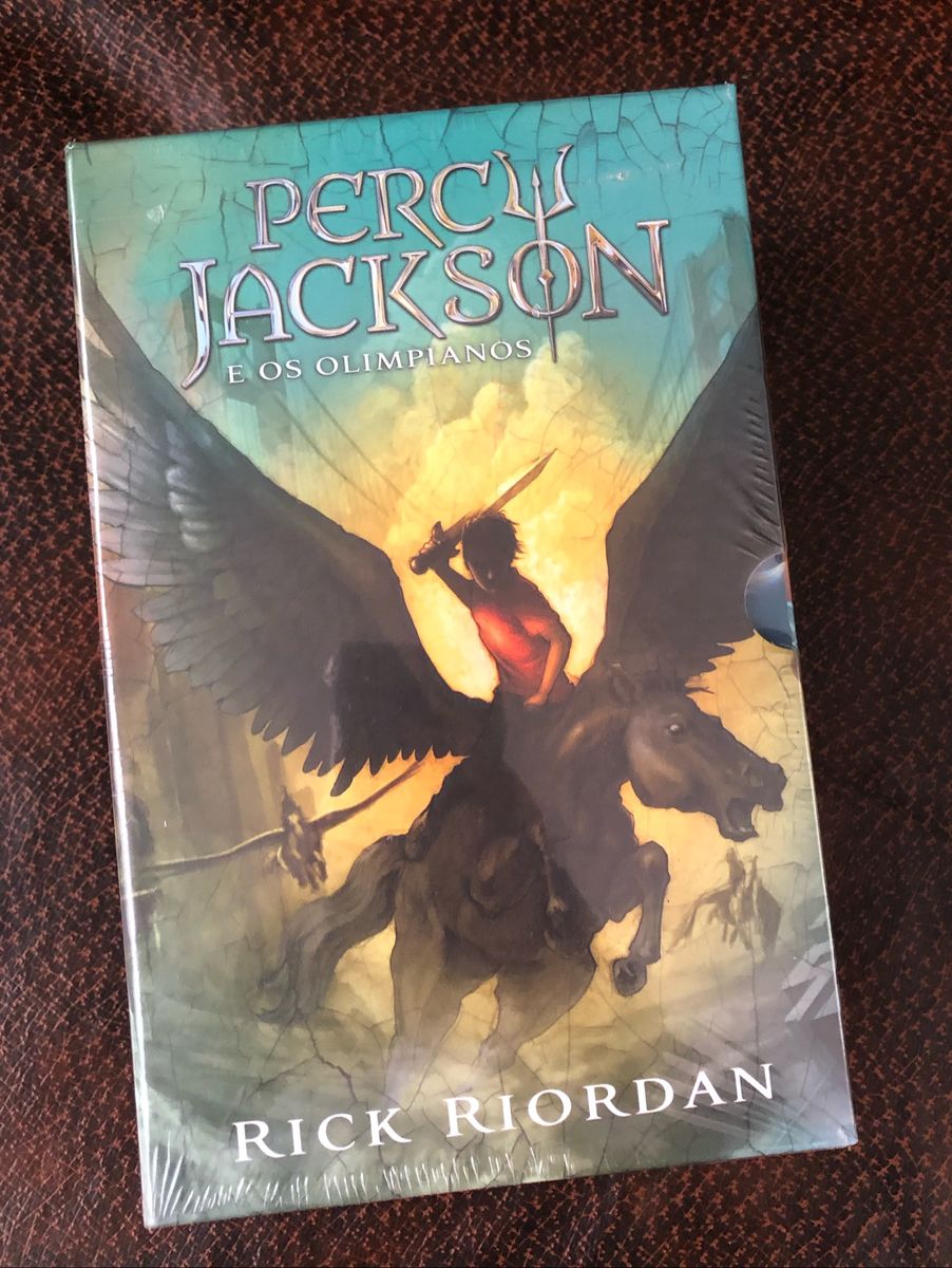 Box Da Saga Percy Jackson E Os Olimpianos Lacrado Livro Intrinseca Nunca Usado Enjoei