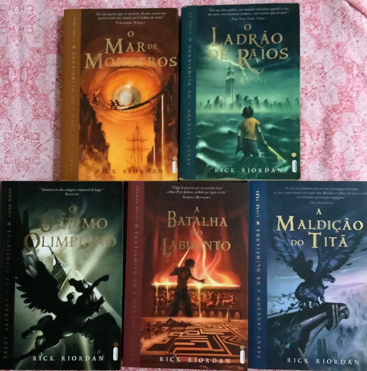 Kit Livros Percy Jackson E Os Olimpianos Livro Intrinseca Usado My XXX Hot Girl