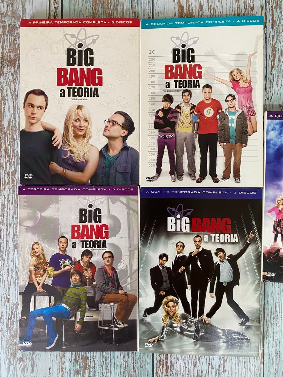 Box de Dvds - 5 Temporadas - The Big Bang Theory | Item de Música ...