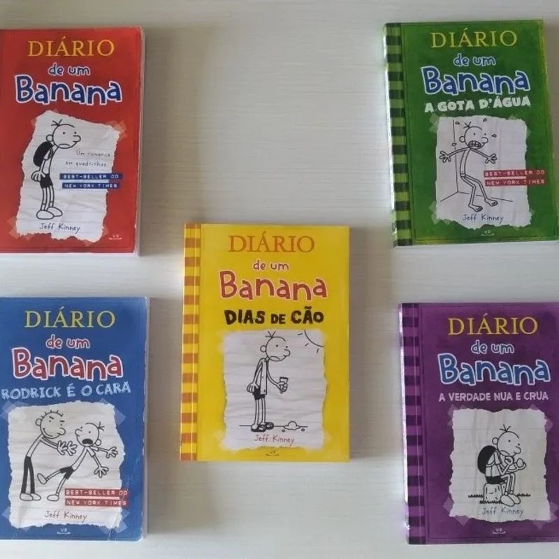 Box Diário de um Banana 5 Volumes